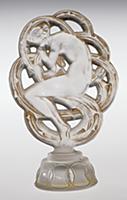 Perfume bottle, c.1920 (glass) , artist: Lalique, 