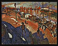 The Bridge at Le Pecq, 1905-05 (oil on canvas) , a