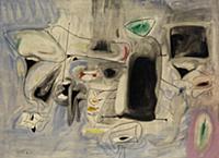 The Beginning, 1947 (oil on canvas) , artist: Gork