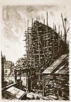 Building a liner, illustration from 'The Western F