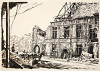 The Town Hall of Peronne, illustration from 'The W