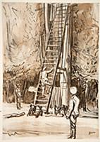 An Observation Post, illustration from 'The Wester