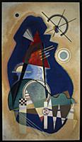 Diskretes Blau, 1926 (oil on canvas) , artist: Kan