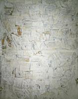 Double White Map, 1965 (encaustic collage) , artis