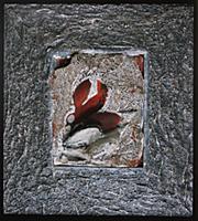 Two Birds II, 1920 (painted plaster relief) , arti