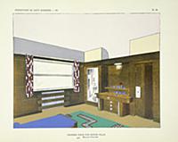 Bedroom of a young girl, from 'Repertoire of Moder