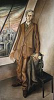 The Poet Iwar von Lucken, 1926 (oil & tempera on c