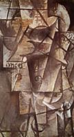 The Boxer, 1912 (oil on canvas) , artist: Picasso,