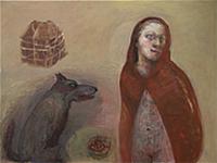 Red Riding Hood, 2010 (oil on canvas) , artist: Ha