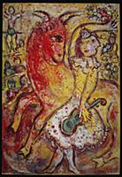 The Circus with Yellow Clown, c.1956-63 (oil on ca