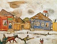 View of Vitebsk, c.1924-26 (gouache on paper) , ar