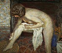 Toilet (Woman Leaning), 1907 (oil on canvas) , art