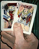 Black Jack: Spades and Diamonds, 1990 (oil on canv