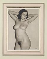 Nude, Kiki, 1930 (gelatin silver print) , artist: 