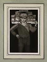 Handlanger (Bricklayer's Helper), 1928 (gelatin si