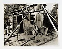 Squatters' camp, Arkansas, 1935 (gelatin silver pr