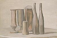 Still Life, 1947 (oil on canvas) , artist: Morandi