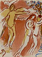 Drawing for the Bible, 1960 (colour litho) , artis