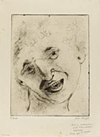 Self Portrait with Smile, c.1924-25 (etching & dry