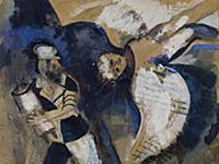 The Falling Angel, 1924 (gouache, w/c, Indian ink 