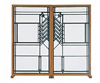 A pair of windows, c.1909 (leaded glass) , artist: