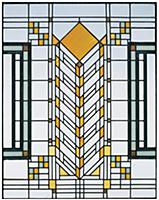 Window, c.1905 (leaded glass) , artist: Wright, Fr