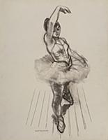 Rehearsal, c.1965 (charcoal on paper) , artist: Fo