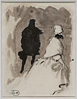 Catherine and Heathcliff, illustration from 'Wuthe