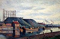 The Slag Heaps of Sacre Madame, 1897 (oil on canva