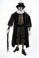 The costume of Harpagon, from 'The Miser' by Molie