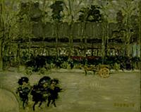 Paris - The Grands Boulevards, 1898 (oil on canvas