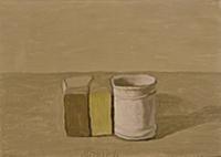 Still Life, 1954 (oil on canvas) , artist: Morandi