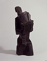 The Accordion Player, 1918 (bronze) , artist: Zadk