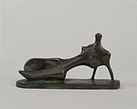 Reclining Figure, 1946 (bronze) , artist: Moore, H