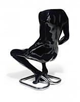 Homme Chair, 1988 (lacquered polyester & tubular s