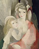 Mother and Child, 1928 (oil on canvas) , artist: L