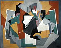 Composition (oil on canvas) , artist: Gleizes, Alb