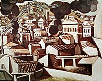 Smoke at Vallauris, 1951 (oil on canvas) , artist: