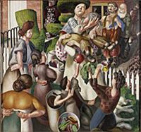 The Lovers (The Dustmen), 1934 (oil on canvas) , a