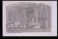 Still Life, 1929 (etching) , artist: Morandi, Gior