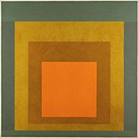 Homage to the Square - Aglow, 1963 (oil on board) 