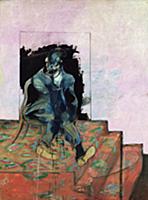 Untitled (Seated Figure on a Dappled Carpet), 1971