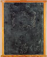 The Blackboards, Dublin, 1974 (chalk on painted wo