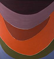 Suspended Forms, 1967 (acrylic & collage on canvas