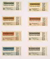 Inflationary banknotes of 'Thuringische Landesregi