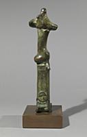 Upright Motive: Maquette No.1, 1955 (bronze with g