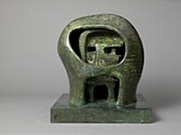 Helmet Head No.3 (bronze) , artist: Moore, Henry S