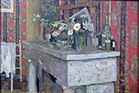 La Cheminee (The Mantlepiece), 1905 (oil on cardbo