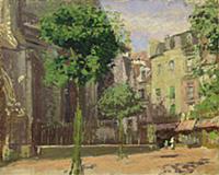 The Old Church, Dieppe, 1905 (oil on canvas) , art