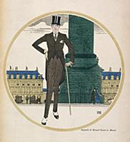 Cover of 'Monsieur' magazine, May 1920 (pochoir pr